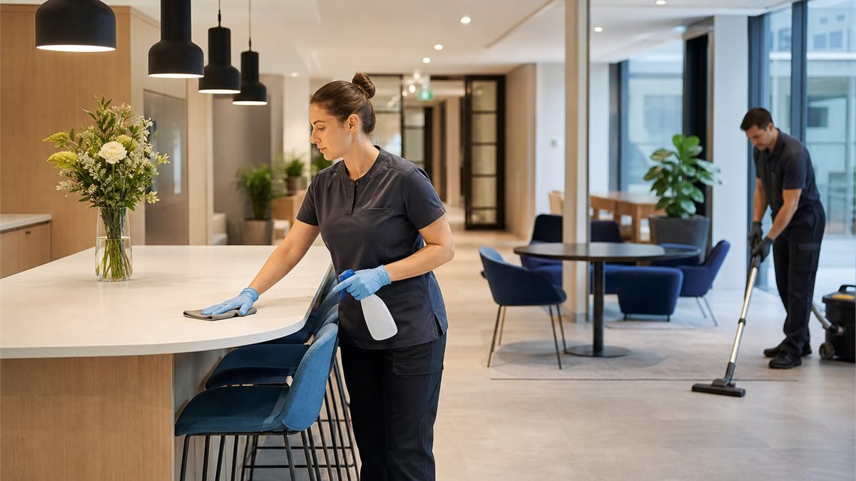 Representatieve bedrijfsruimte voor zakelijke schoonmaak